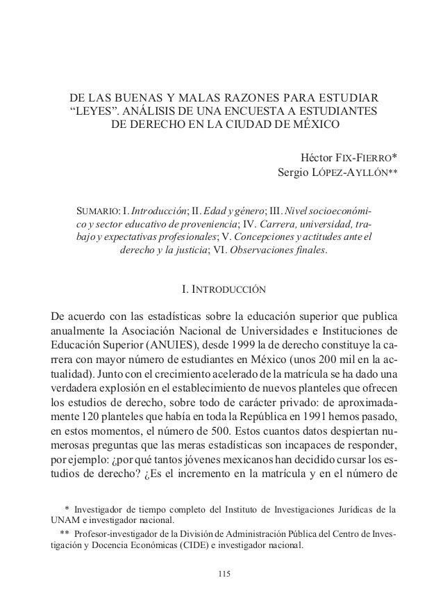 Las buenas razones para estudiar derecho